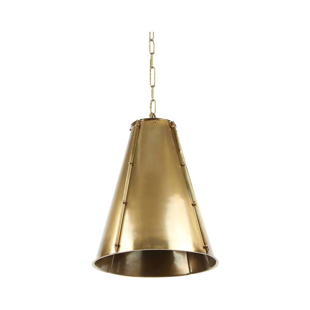 Capri Ceiling Pendant Brass/White Pendant