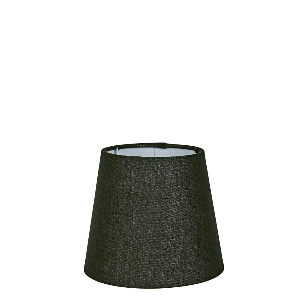 Linen Taper Lamp Shade XXS Black ACCESSORIES