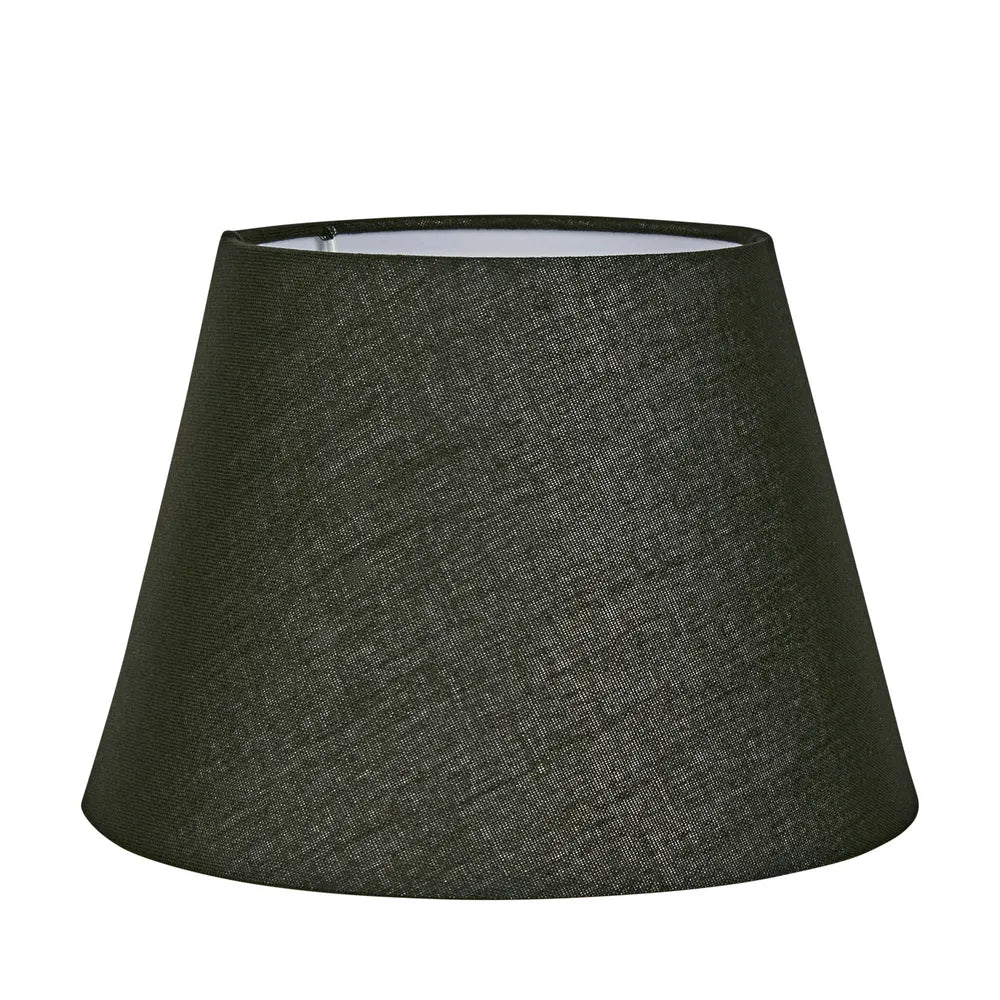 Linen Taper Lamp Shade XS Black ACCESSORIES