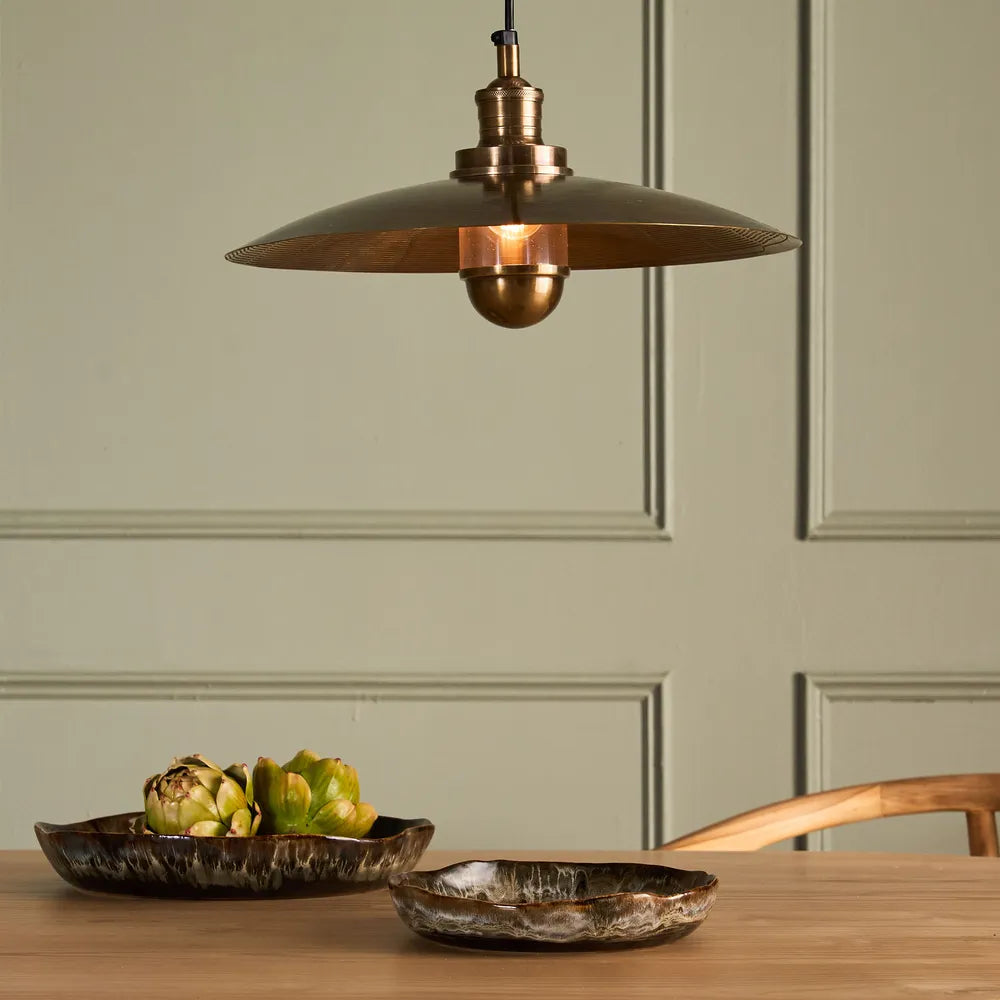 Henry Ceiling Pendant Antique Brass Pendant
