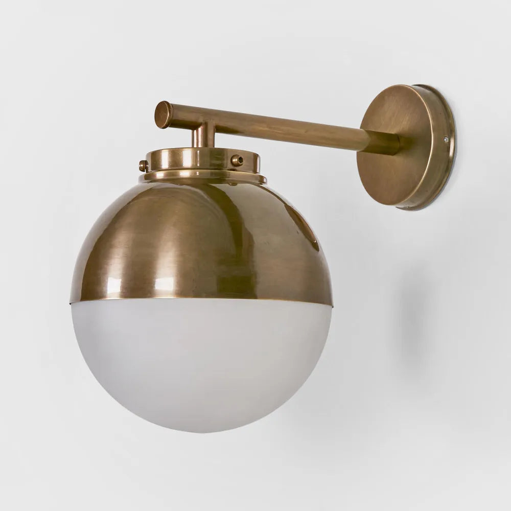 Carrington Outdoor Wall Light Antique Brass WALL LIGHT