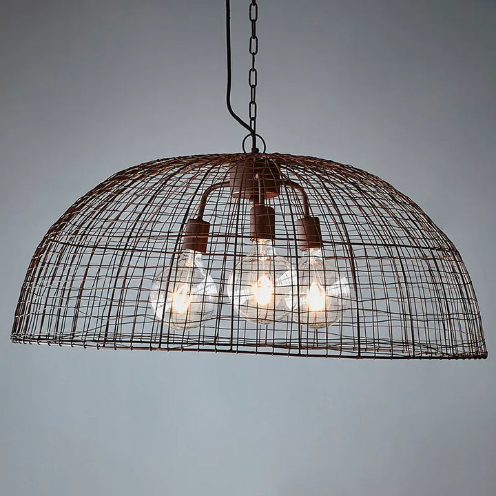 Cray Dome Ceiling Pendant Antique Copper Pendant
