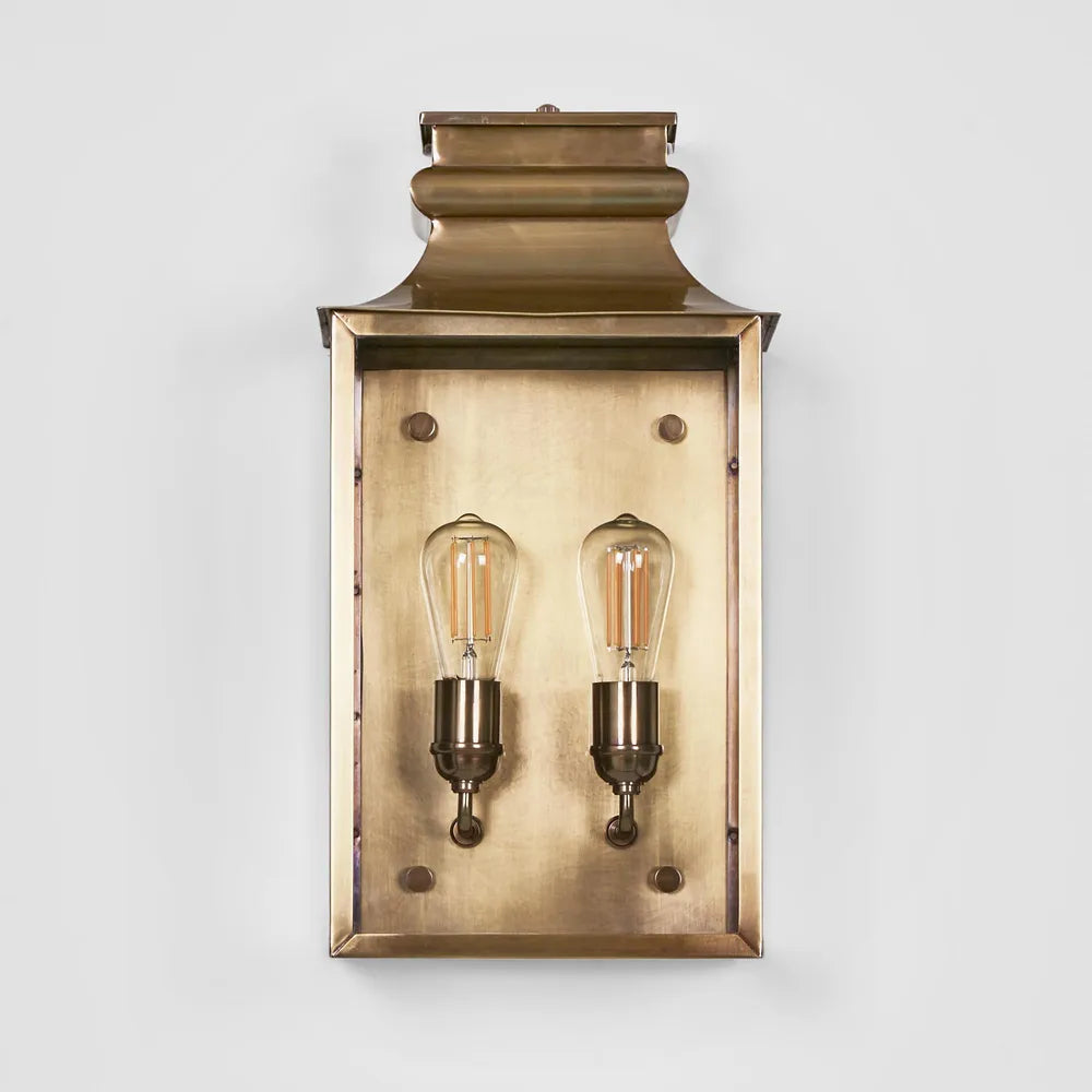 Westpoint Outdoor Wall Light Antique Brass WALL LIGHT
