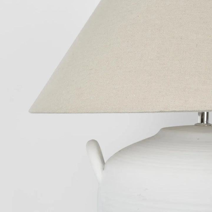Camille White Table Lamp & Shade TABLE LAMP