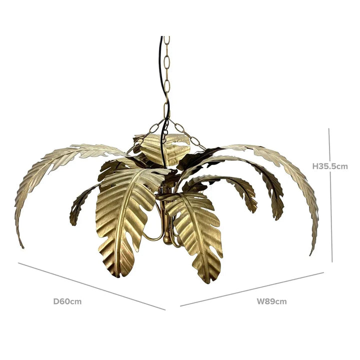Azalea Iron Pendant Lamp Gold Pendant