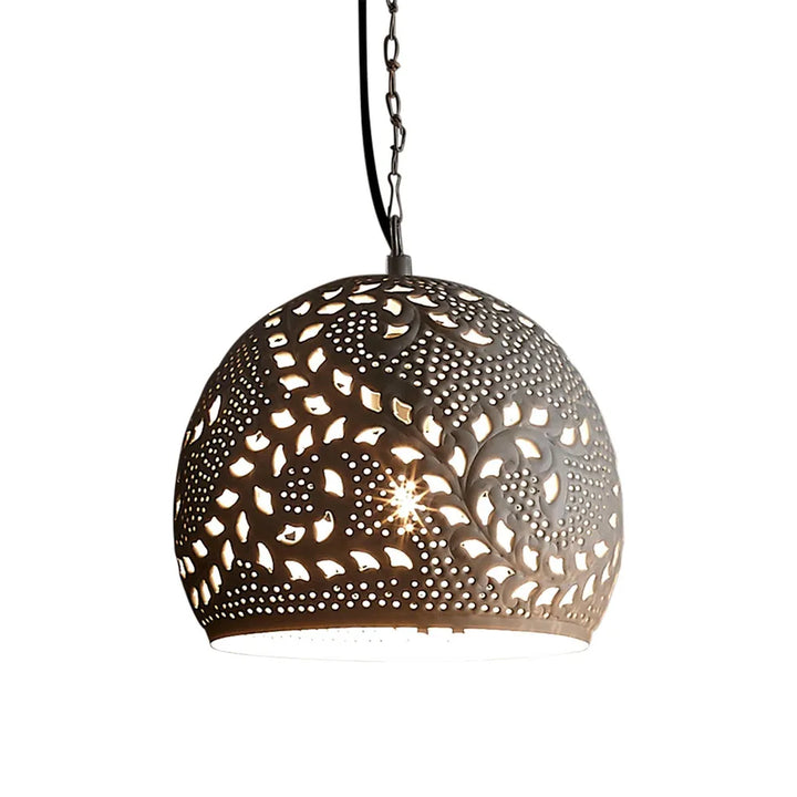 Coral Ceiling Pendant Small White Pendant