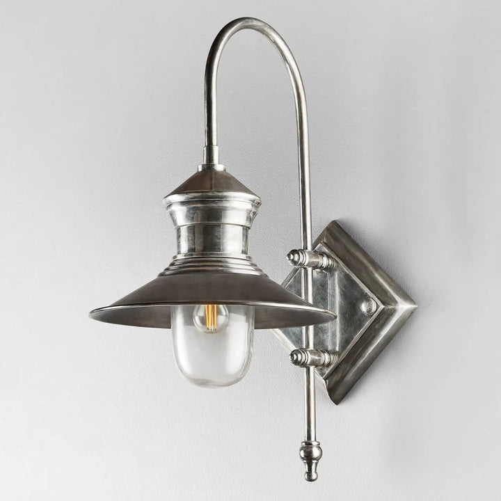 St James Outdoor Wall Light Antique Silver WALL LIGHT