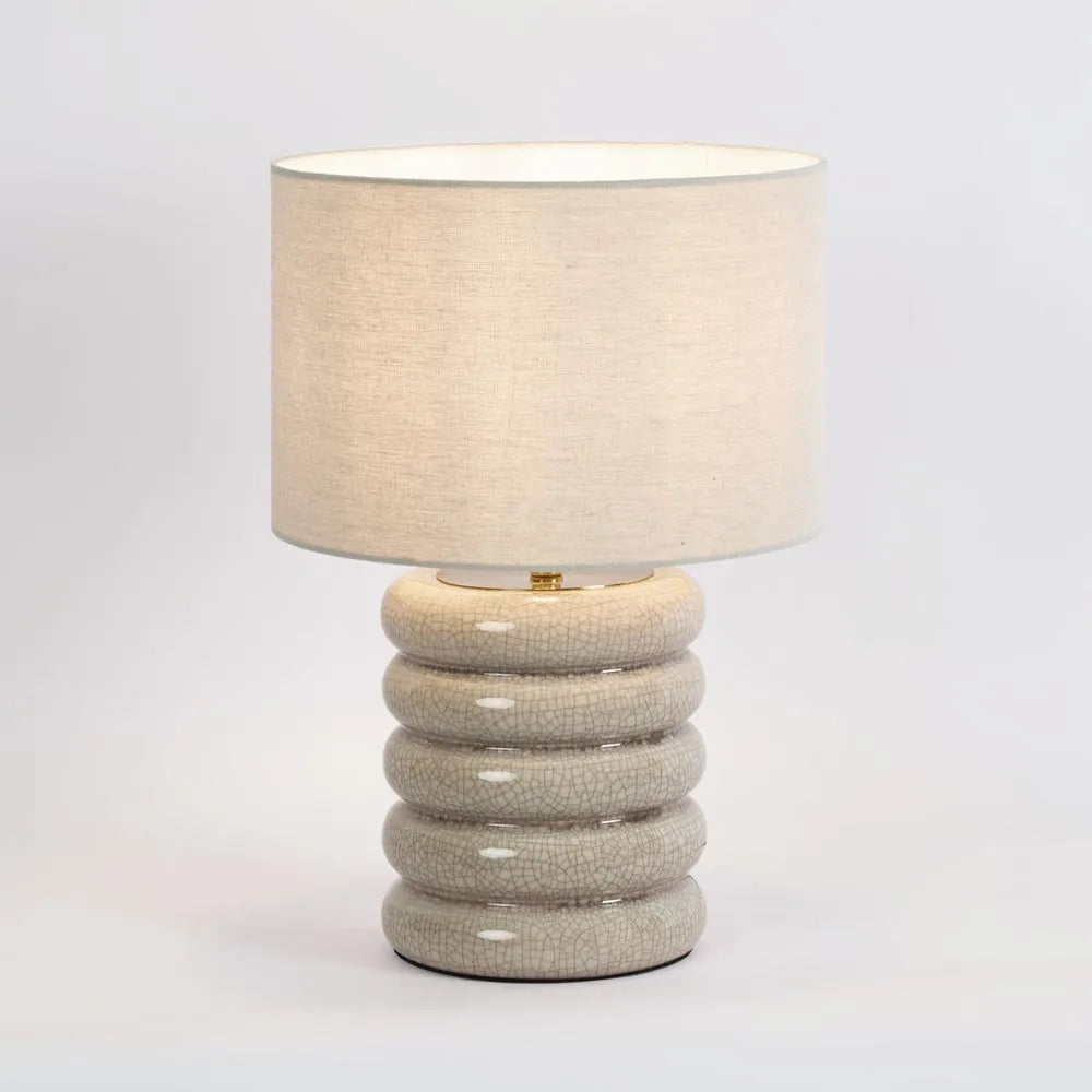Bentley Taupe Table Lamp & Linen Shade TABLE LAMP
