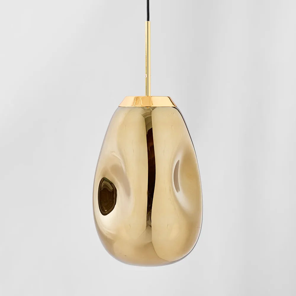 Prism Ceiling Pendant Chrome Gold Pendant