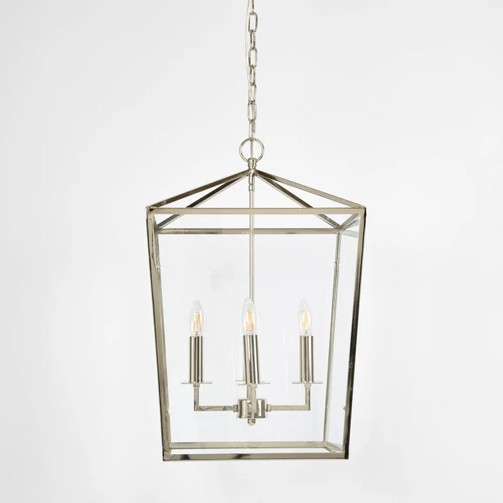 Ralph Large Glass Square Pendant Chandelier