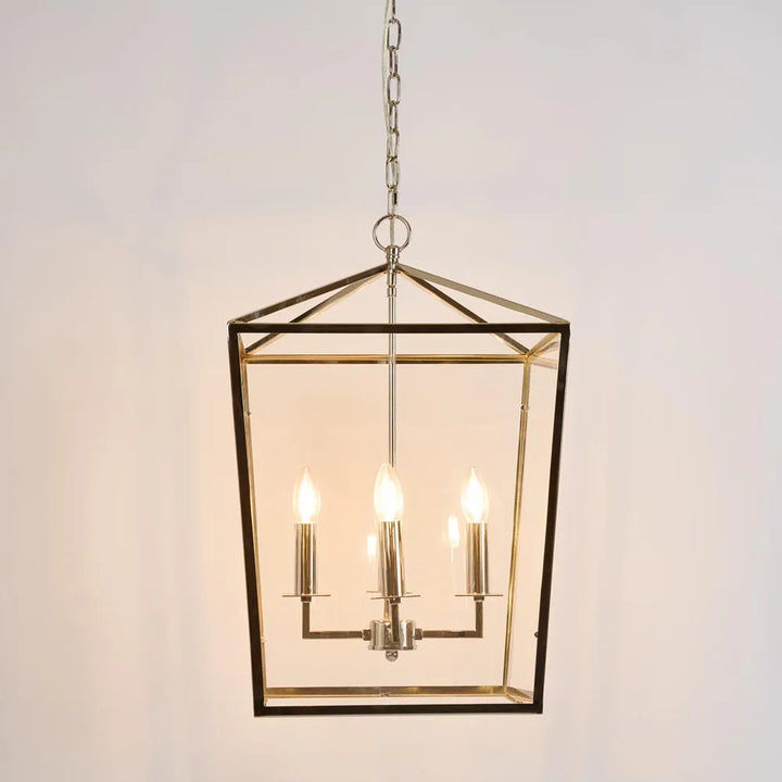 Ralph Large Glass Square Pendant Chandelier
