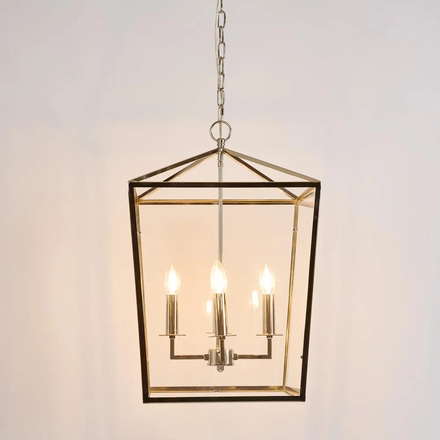 Ralph Large Glass Square Pendant Chandelier