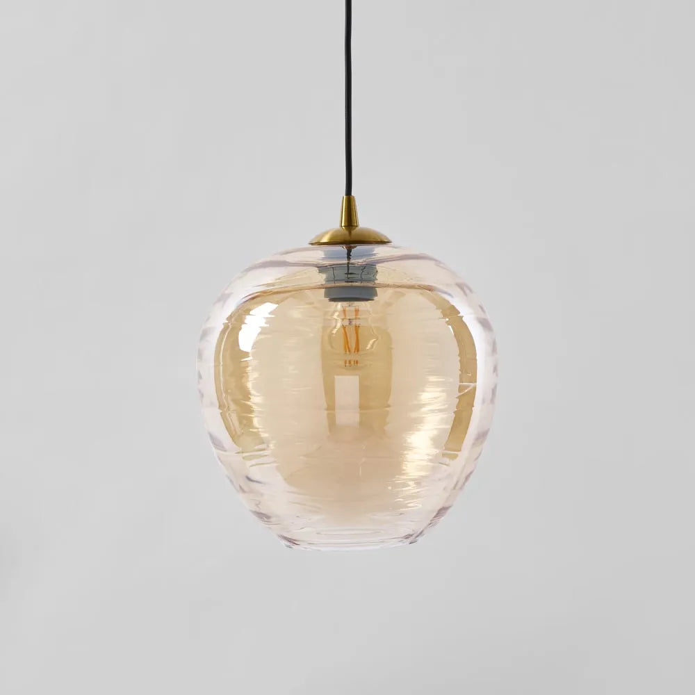 Serenity Ceiling Pendant Amber Pendant