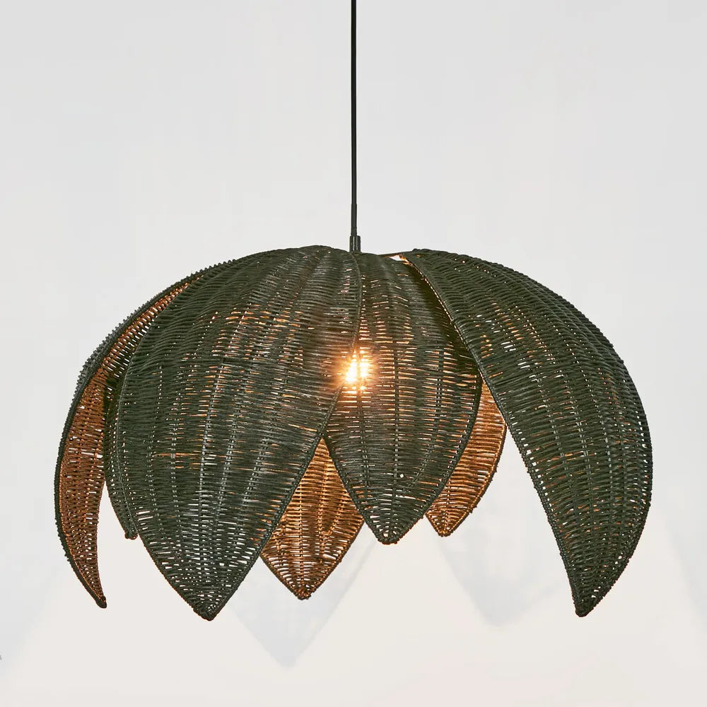 BALI LARGE PENDANT BLACK/NATURAL Pendant
