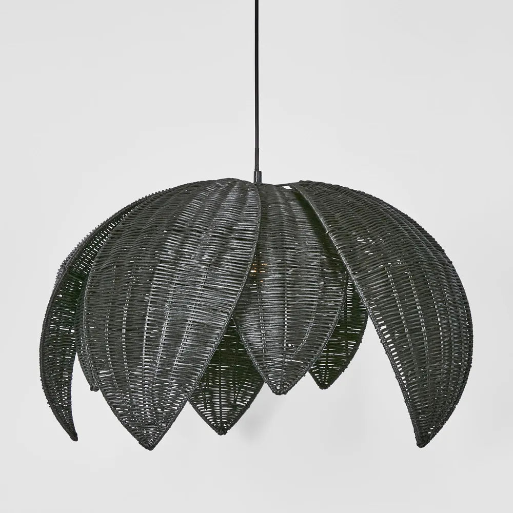BALI LARGE PENDANT BLACK/NATURAL Black Pendant