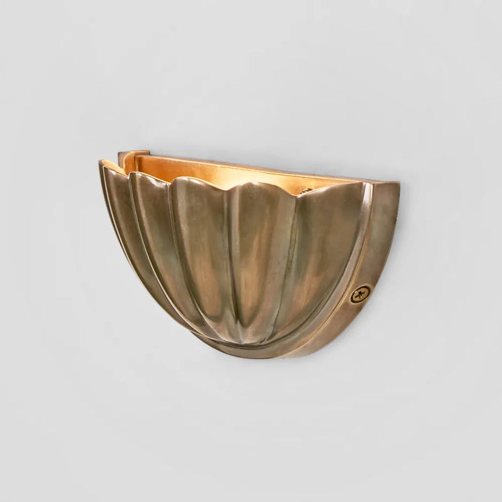 Half Moon Shell Shade Wall Light Small WALL LIGHT