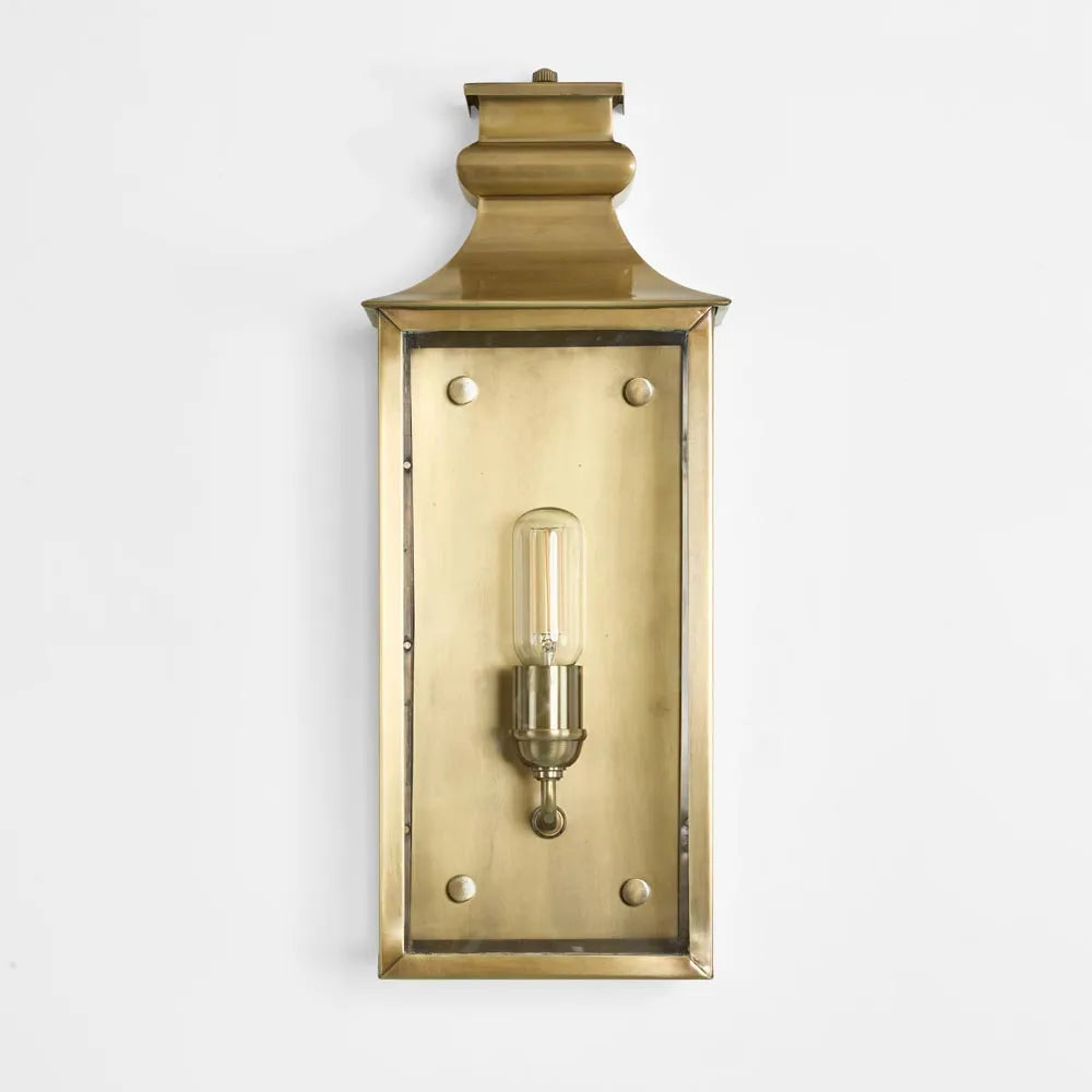 Westpoint Outdoor Wall Light Medium Antique Brass WALL LIGHT