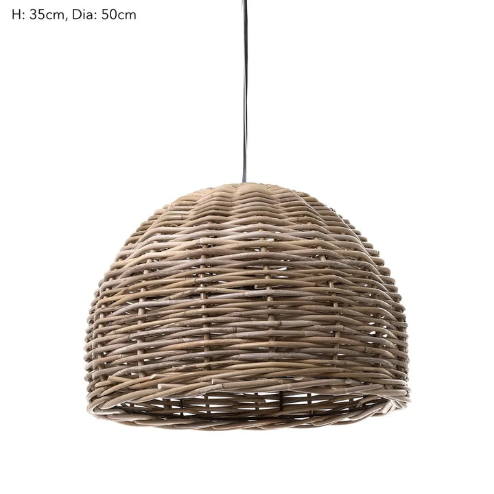 Rattan Ceiling Pendant Small/Large Natural Small Pendant