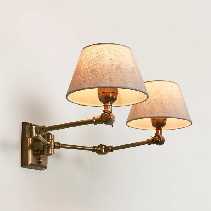 Worcester Wall Light Base Antique Brass WALL LIGHT