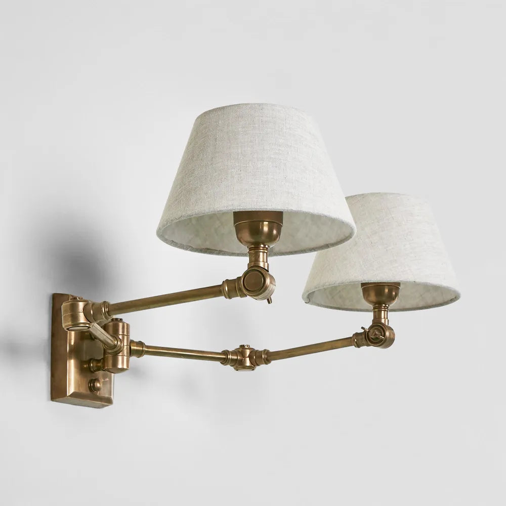 Worcester Wall Light Base Antique Brass Antique Brass WALL LIGHT