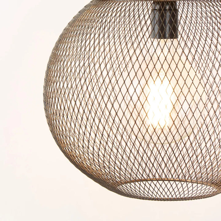 Carlo Ceiling Pendant Rustic/Black Pendant