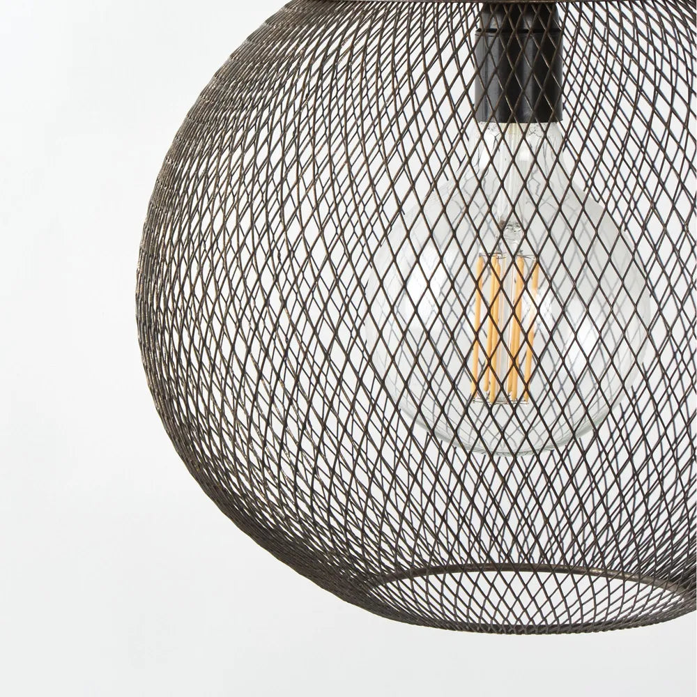 Carlo Ceiling Pendant Rustic/Black Pendant