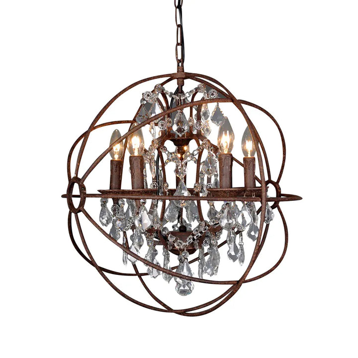 Sundance Chandelier Small/Medium Rust Medium Chandelier