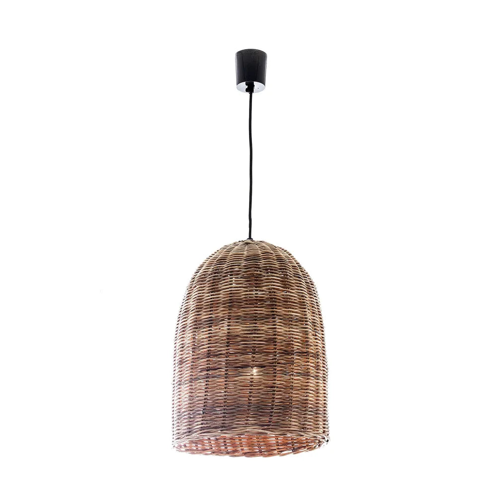 Rattan Bell Ceiling Pendant Small Pendant