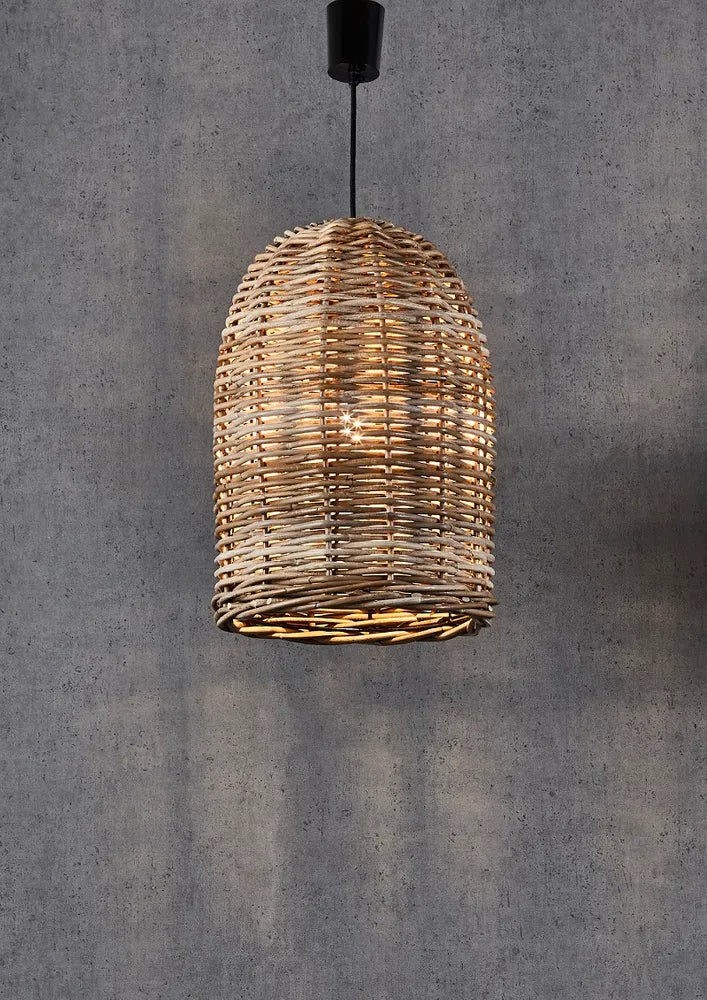 Rattan Bell Ceiling Pendant Pendant