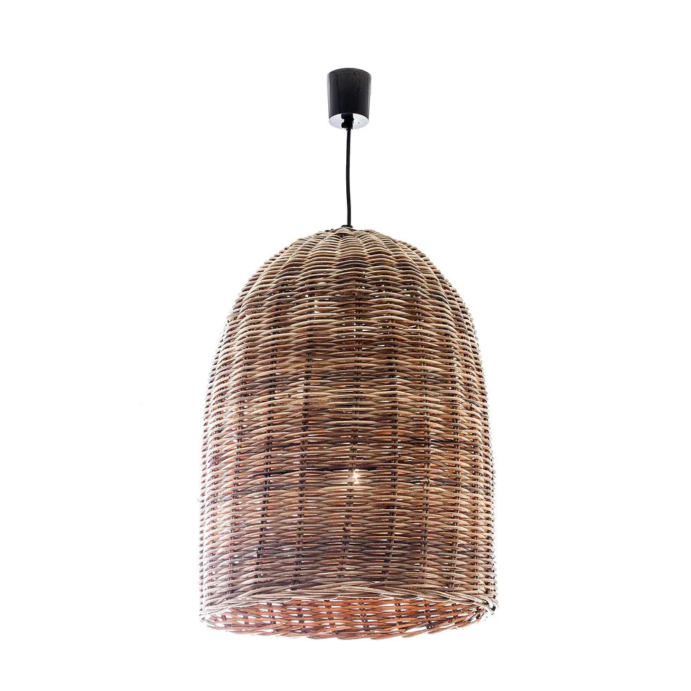 Rattan Bell Ceiling Pendant Large Pendant