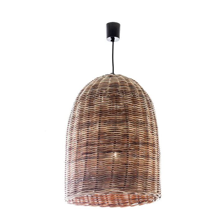 Rattan Bell Ceiling Pendant Large Pendant