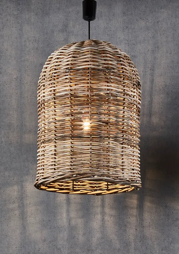 Rattan Bell Ceiling Pendant Pendant