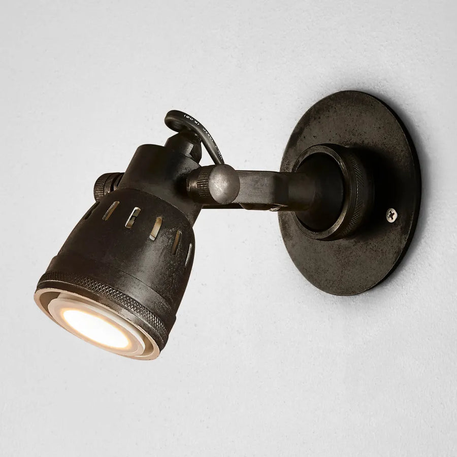 Seattle Short Arm Wall Black Wall light