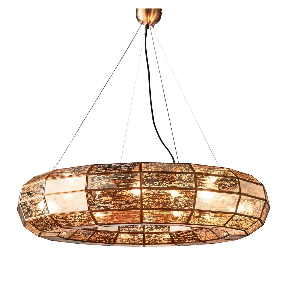 Victoria Ceiling Pendant Large Antique Brass Pendant