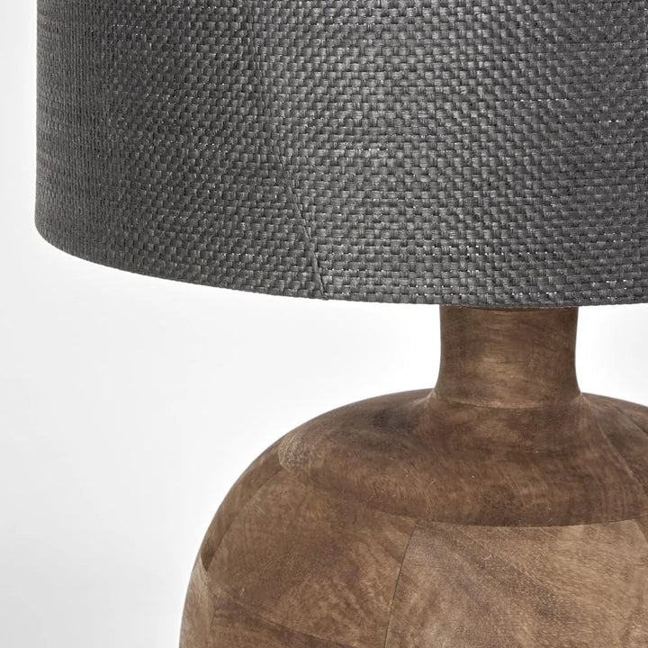 Arum Timber Table Lamp Black TABLE LAMP