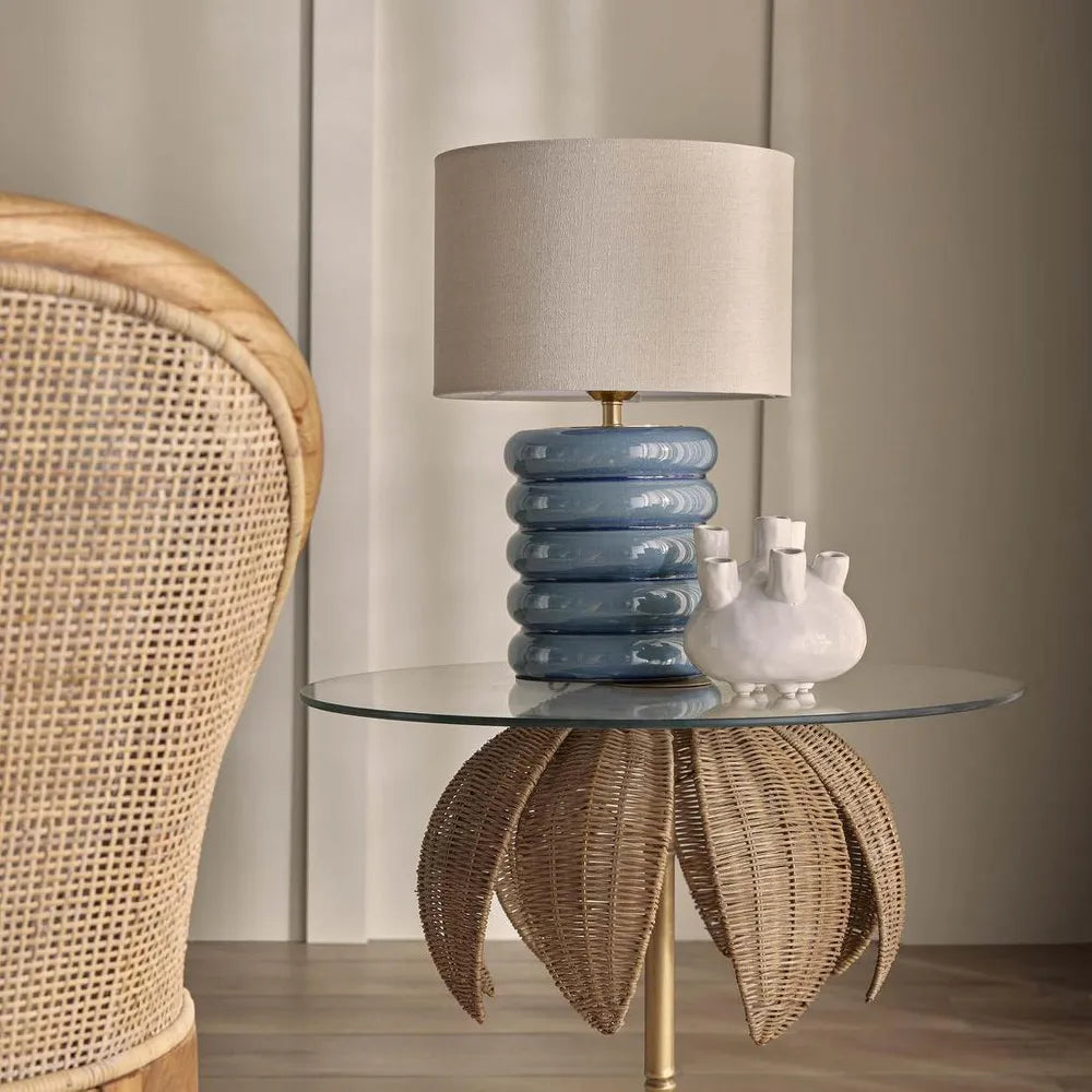 Bentley Taupe Table Lamp & Linen Shade TABLE LAMP