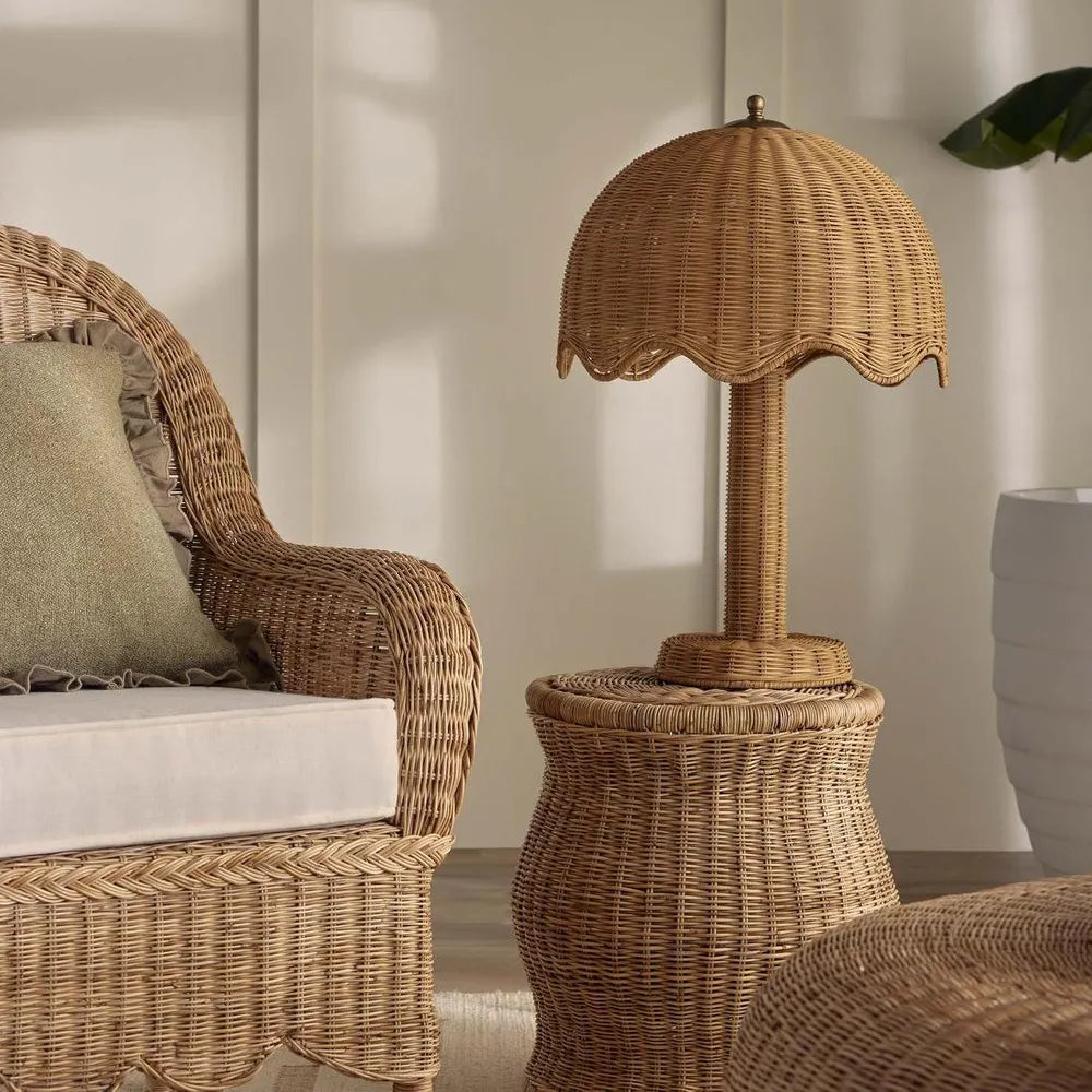 Brolley Rattan Table Lamp TABLE LAMP