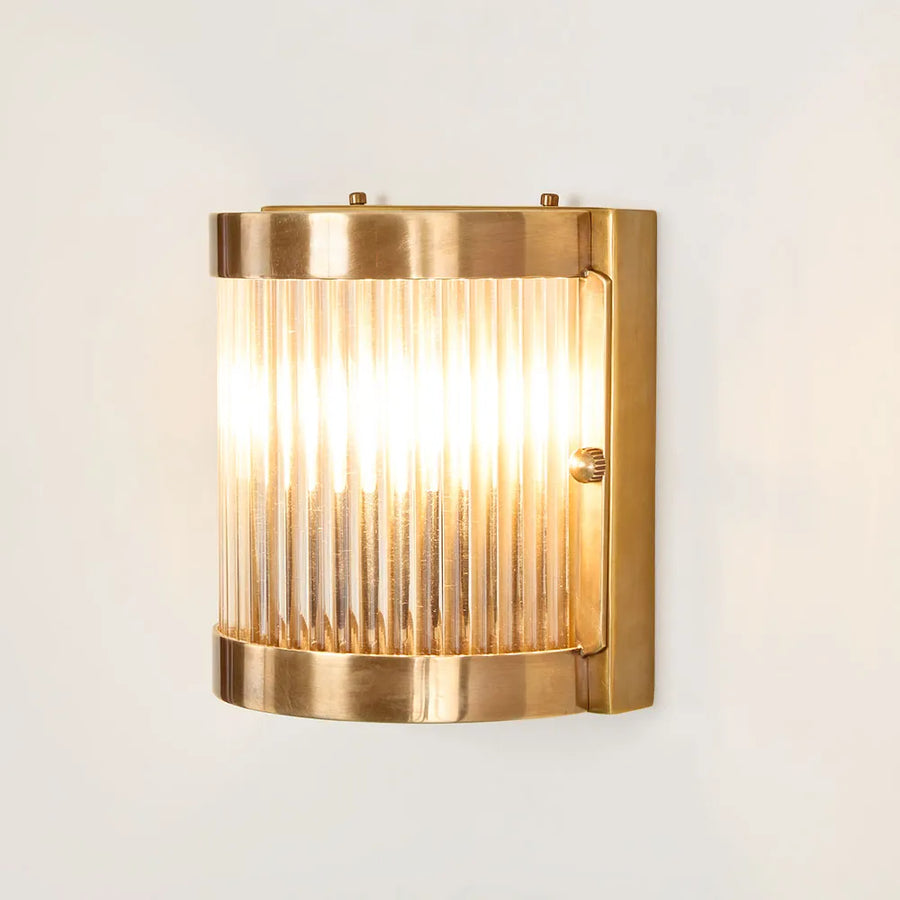 Pretoria Outdoor Wall Light Antique Brass WALL LIGHT