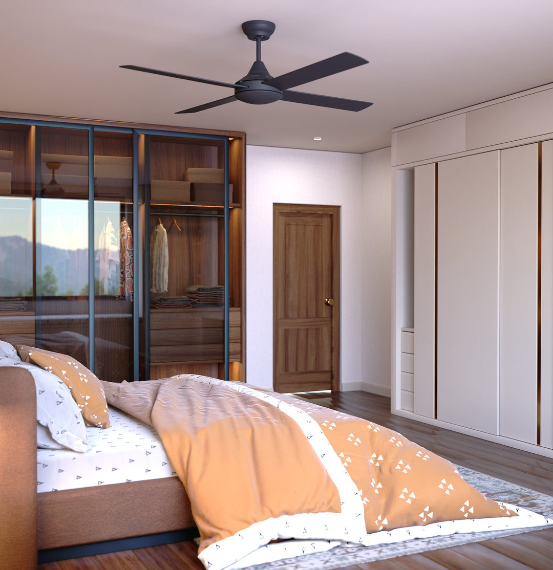 Heron AC Fan 48” or 52” Celling Fan with Black/White Celling Fan
