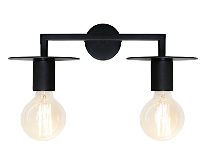 Inka 2 lights Wall Light Black WALL LIGHT