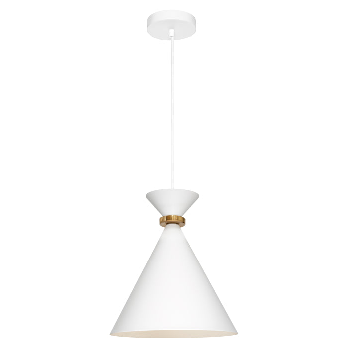 Cougar Julia 1lt Small Pendant White Small Pendant