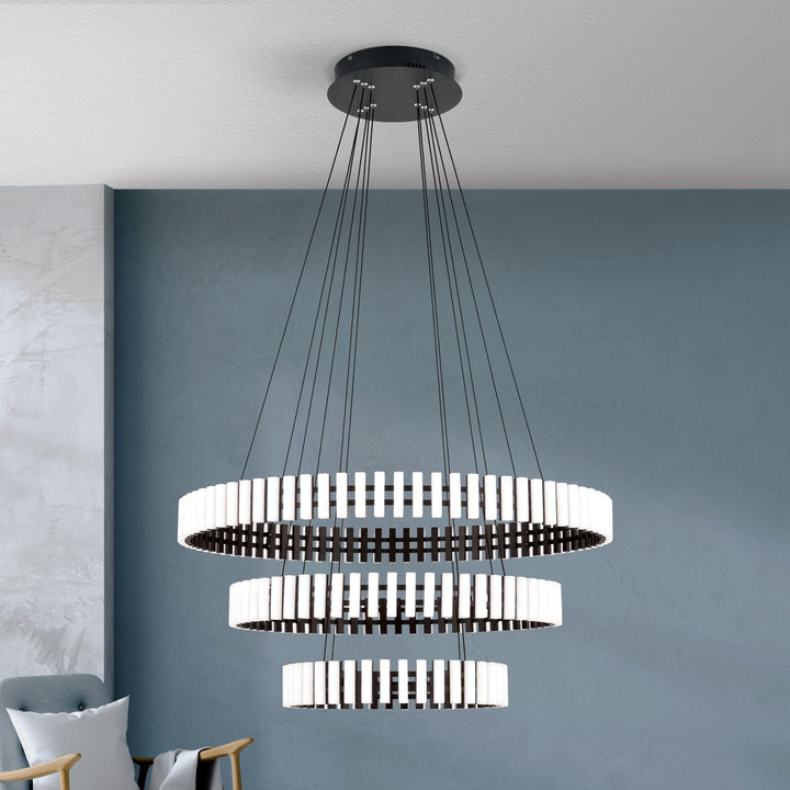 Piano Keys suspension black pendant pendant