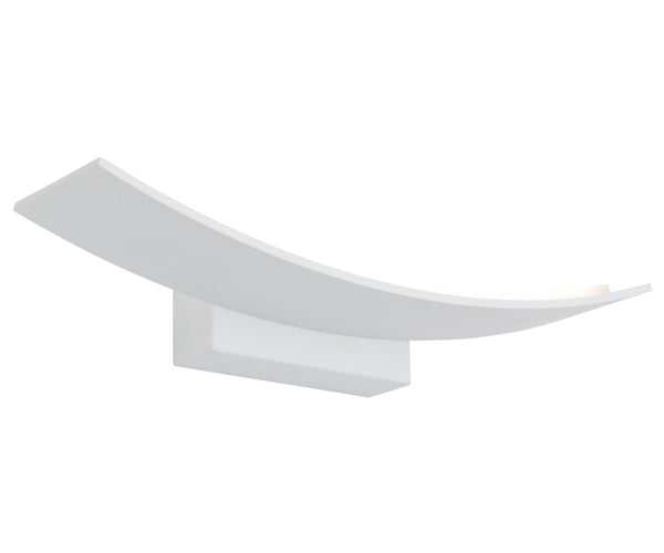 Larz 6Watt Black White Large WALL LIGHT