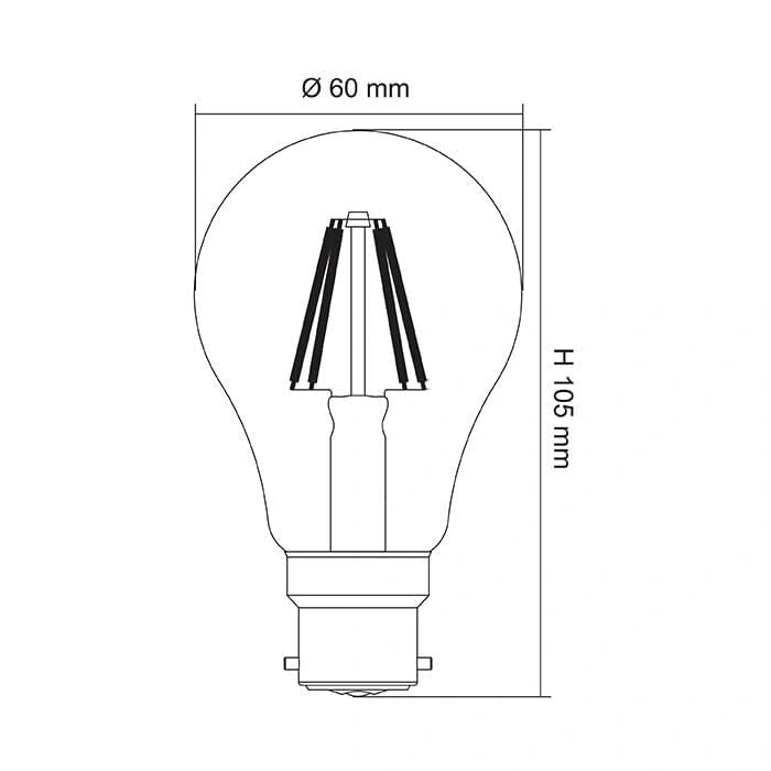 SAL LG5 CLEAR DIMMABLE - 4W GLOBES