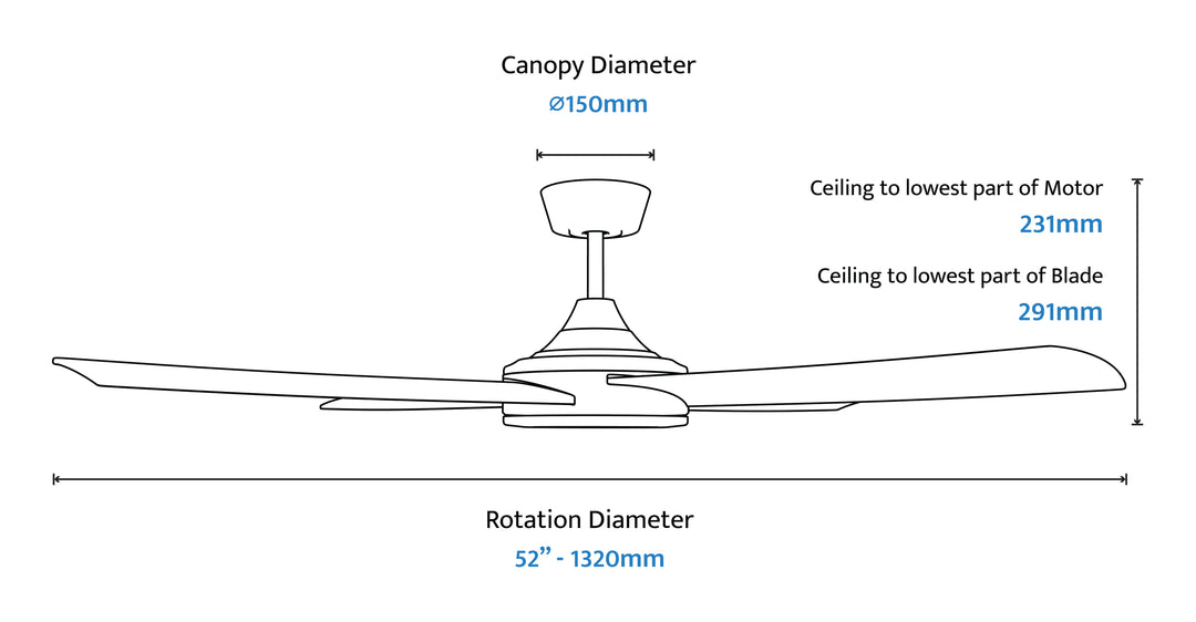 Breeze Silent DC Fan Ceiling Fan