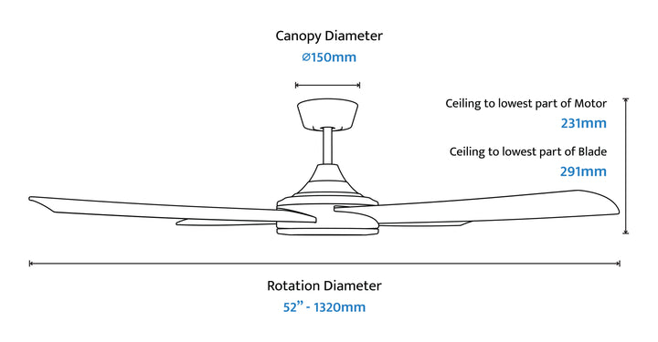 Breeze Silent DC Fan Ceiling Fan
