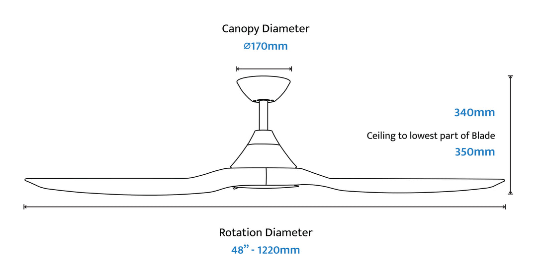 CloudFan Smart DC Fan with Bamboo Blades Ceiling Fan
