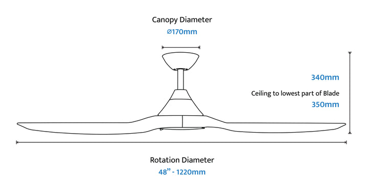 CloudFan Smart DC Fan with Bamboo Blades Ceiling Fan