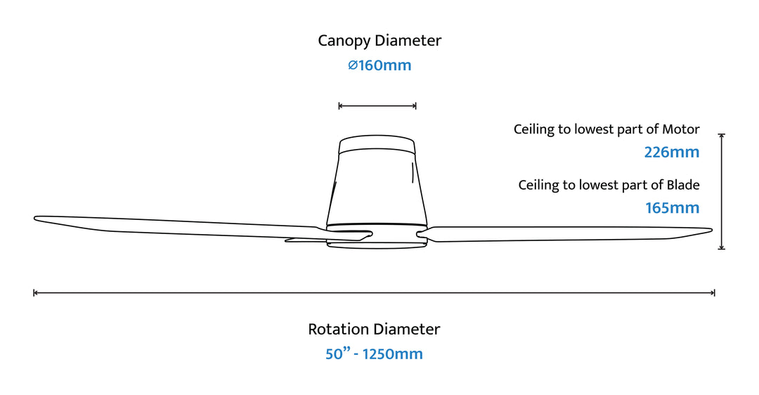 Profile DC Ceiling Fan Ceiling Fan