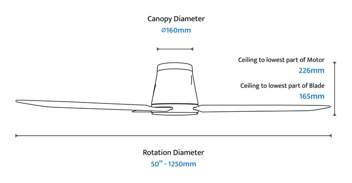 Profile DC Ceiling Fan Ceiling Fan
